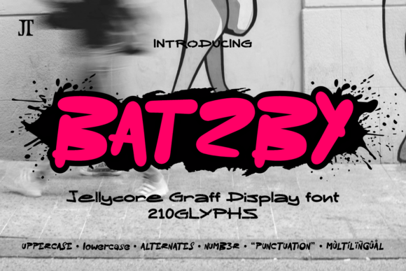 Batzby: A Bold and Playful Font for Urban Expression
