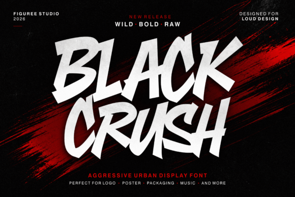 Black Crush – The Bold Typeface That Defines Urban Energy