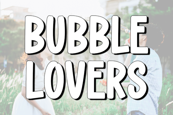 Bubble Lovers: A Stylish Script Font for Elegant Designs