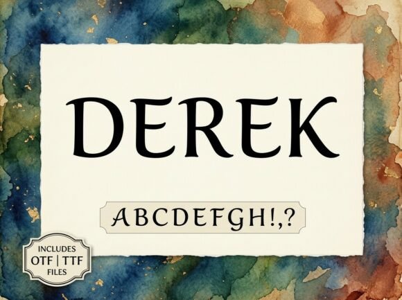 Derek: A Typeface That Balances Modernity and Elegance