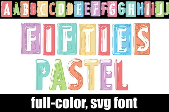 Fifties Pastel: A Retro Revival in Typography