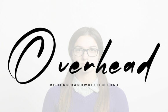 Overhead: A Handwritten Font with Elegance and Flow