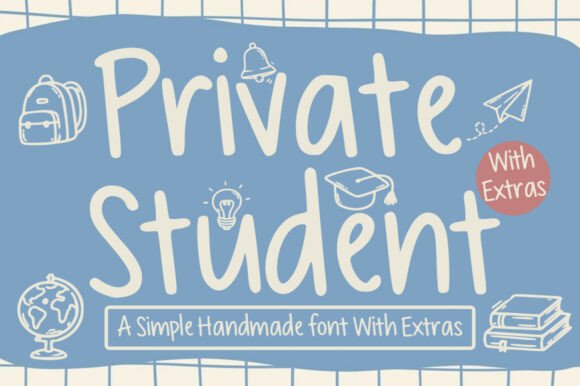 Private Student: A Handmade Font with Heart